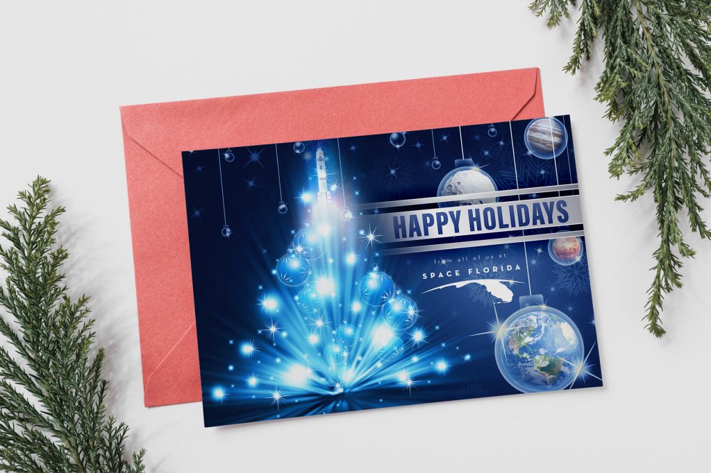 Space Florida 2018 Holiday Card